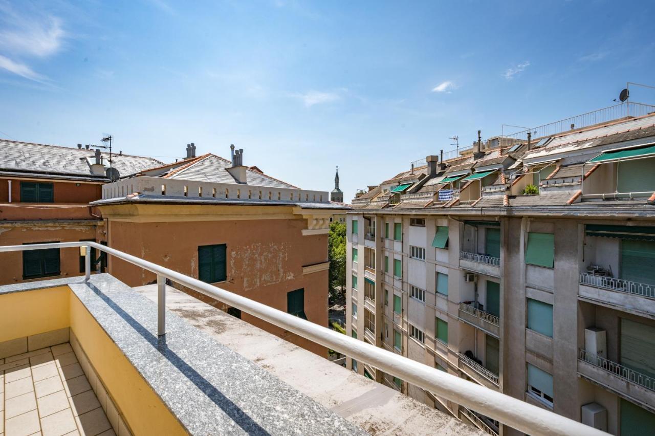 Апартаменты Joivy Penthouse Flat With Terrace Генуя Экстерьер фото